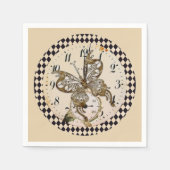 Serviette En Papier Papillon vapeur (Devant)