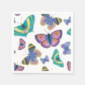 Serviette En Papier Papillons (Devant)