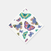 Serviette En Papier Papillons (Coin)