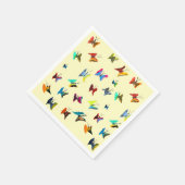 Serviette En Papier Papillons couleur aquarelle (Coin)