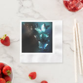 Serviette En Papier Papillons de nuit (En situation)