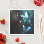 Serviette En Papier Papillons de nuit (En situation)