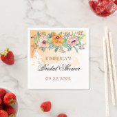 Serviette En Papier Papillons serviettes de douche nuptiale (En situation)