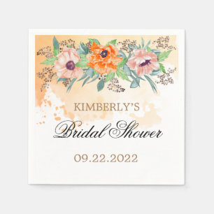 Serviette En Papier Papillons serviettes de douche nuptiale