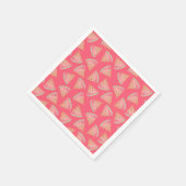 Serviette En Papier Pâque rose (Coin)