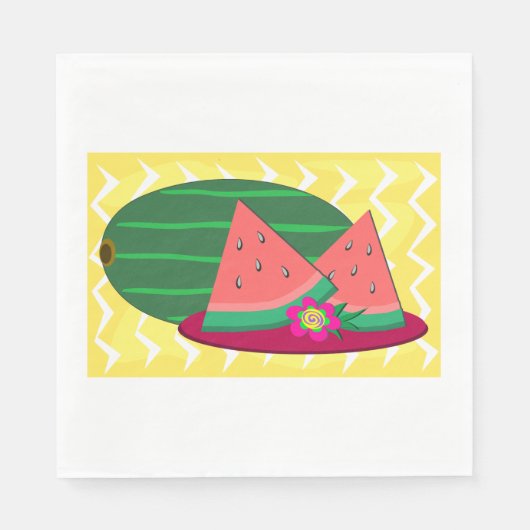 Serviette En Papier Pâque Sur Une Plate Papier Serviettes (Devant)