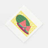 Serviette En Papier Pâque Sur Une Plate Papier Serviettes (Coin)