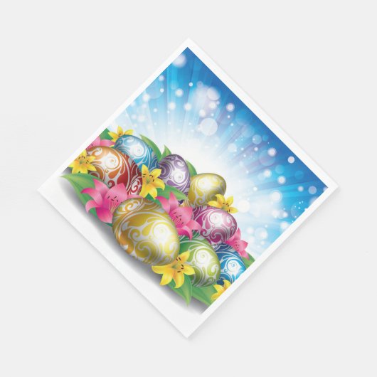 Serviette En Papier Pâques (Coin)