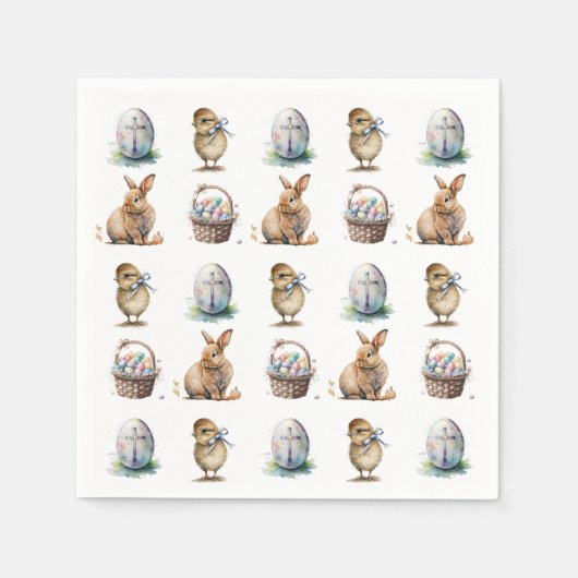 Serviette En Papier Pâques (Devant)