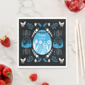 Serviette En Papier Pâques (En situation)