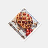 Serviette En Papier Pâques grecques élégantes (Coin)