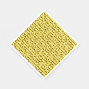 Serviette En Papier Pâques heureuse