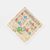 Serviette En Papier Pâques Serviettes Standard Motif Table Enfants (Coin)