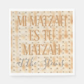 Serviette En Papier Pâques Standard serviettes Mi Matzah Motif (Devant)