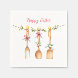 Serviette En Papier "Pâques" - Symbole du renouveau et de la joie 🐣 �