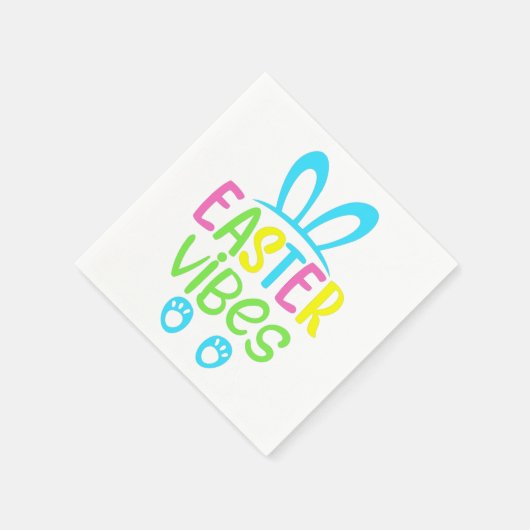 Serviette En Papier Pâques Vibes Pastel (Coin)