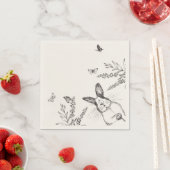 Serviette En Papier Pâques vintage (En situation)