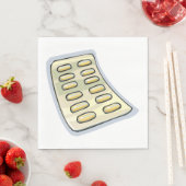 Serviette En Papier Paquet de pilules (En situation)