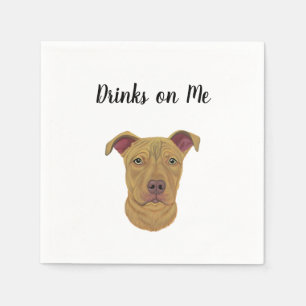 Serviette En Papier Paquets Pitbull Cocktail