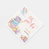 Serviette En Papier Par-tea, anniversaire de thé (Coin)