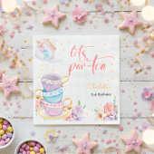 Serviette En Papier Par-tea, anniversaire de thé