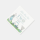 Serviette En Papier Par-Tee Blue Golf 2e fête d'anniversaire (Coin)