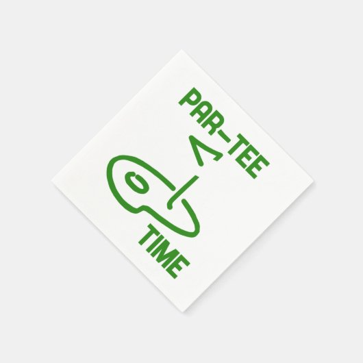 Serviette En Papier Par Tee Time (Coin)
