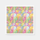 Serviette En Papier Parade Flamant rose (Devant)