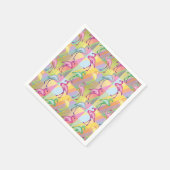 Serviette En Papier Parade Flamant rose (Coin)