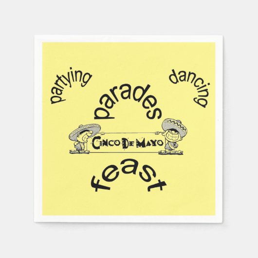 Serviette En Papier Parades (Devant)