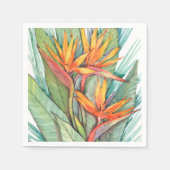 Serviette En Papier Paradis botanique tropical II (Devant)