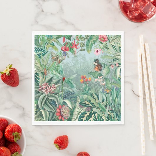 Serviette En Papier Paradis tropical (En situation)