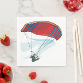 Serviette En Papier Parapente (En situation)