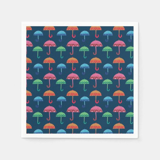 Serviette En Papier Parapluie soigné (Devant)
