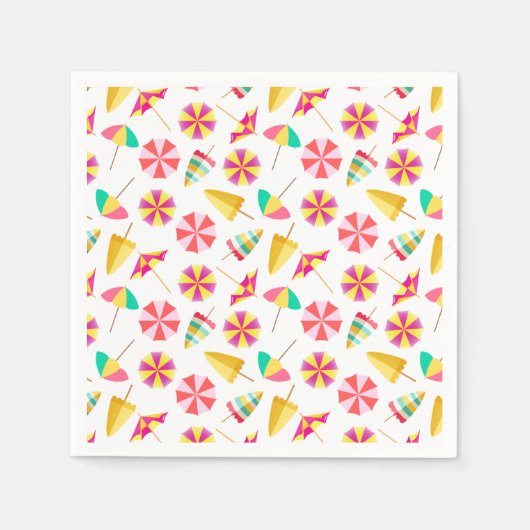 Serviette En Papier Parapluies (Devant)
