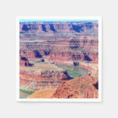 Serviette En Papier Parc d'état des chevaux morts Moab Utah (Devant)