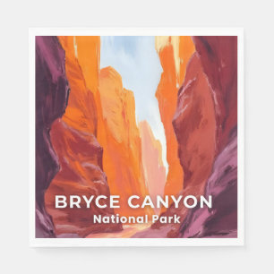 Serviette En Papier Parc national de Bryce Canyon Voyage Utah
