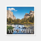 Serviette En Papier Parc national de Yosemite, Californie (Devant)