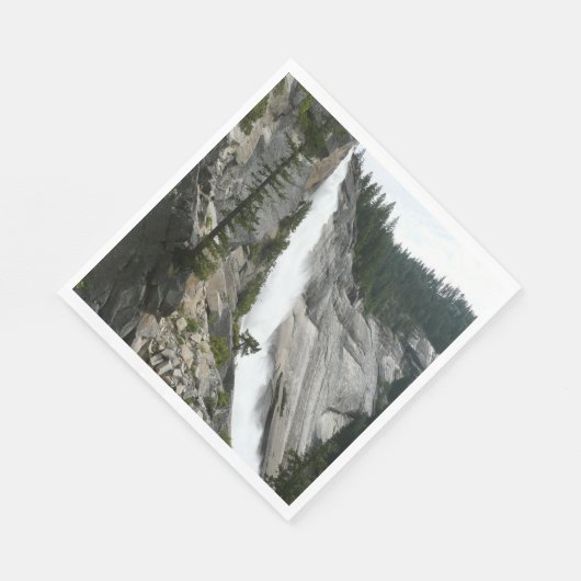 Serviette En Papier Parc national du Nevada Falls at Yosemite (Coin)