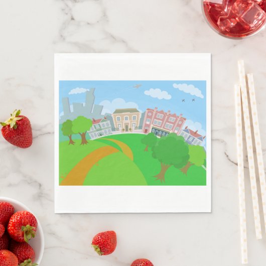 Serviette En Papier Parc urbain (En situation)