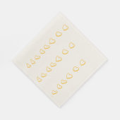 Serviette En Papier Parchemin de cœur (Coin)