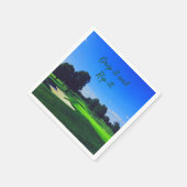 Serviette En Papier Parcours de golf Grip it et Rip it (Coin)
