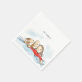 Serviette En Papier Parents de chiens (Coin)