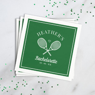 Serviette En Papier Parfait Match Tennis Bachelorette Dernier Tour