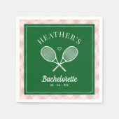 Serviette En Papier Parfait Match Tennis Célibataire Dernier Balanceme (Devant)