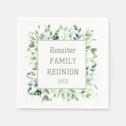 Serviette En Papier Parfait ! Serviettes personnalisées pour la réunio (Devant)