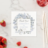 Serviette En Papier Parfaitement Joli Boho Mariage Floral Merci (En situation)