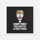 Serviette En Papier Parfois, Vous Devez Retirer Deux Fois (Devant)