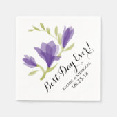 Serviette En Papier Parfum Freesia Petals | Meilleur Jour Jamais ! (Devant)