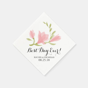 Serviette En Papier Parfum Freesia Petals Meilleur Jour Jamais !